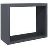 Vidaxl camino 100x40x80 cm in acciaio antracite