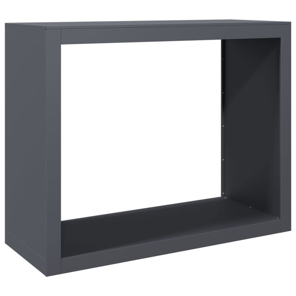 Chimenea de Vidaxl 100x40x80 cm de acero antracita