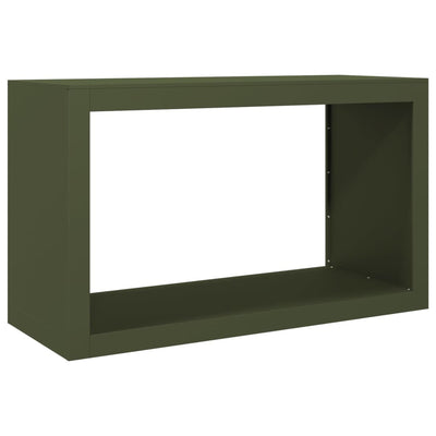 Chimenea de Vidaxl 100x40x60 cm de acero verde