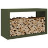 Chimenea de Vidaxl 100x40x60 cm de acero verde