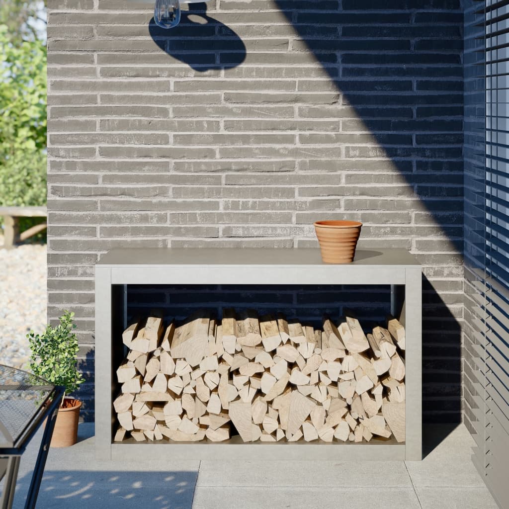 Chimenea Vidaxl 100x40x60 cm de acero inoxidable