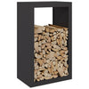 Vidaxl camino 60x40x100 cm in acciaio nero