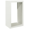 Chimenea de Vidaxl 60x40x100 cm de acero blanco