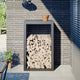 Chimenea de Vidaxl 60x40x100 cm de acero antracita