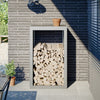 Chimenea de Vidaxl 60x40x100 cm de acero inoxidable