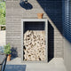 Chimenea de Vidaxl 60x40x100 cm de acero inoxidable