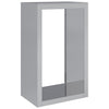 VIDAXL camino 60x40x100 cm in acciaio zincato