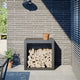 Chimenea de Vidaxl 60x40x60 cm de acero antracita