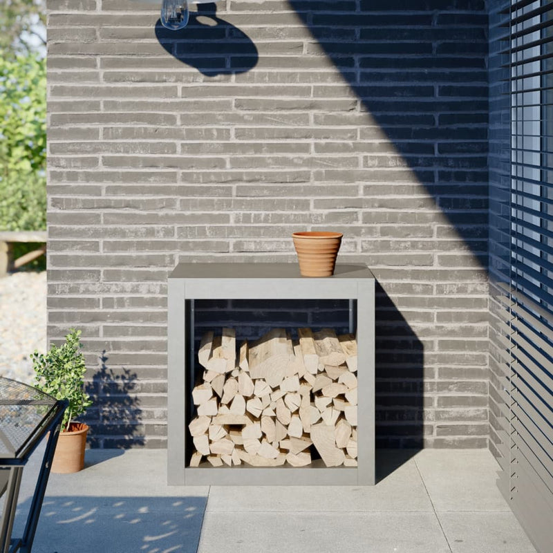 Chimenea de Vidaxl 60x40x60 cm de acero inoxidable