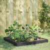 Vidaxl Planter Insertar 100x100x18.5 cm de acero antracita