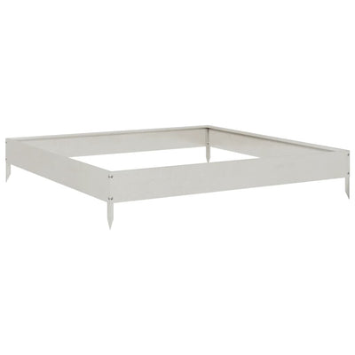 Vidaxl fioriera raccolta 100x100x18,5 cm in acciaio inossidabile