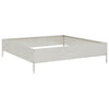 Plantador Vidaxl elevado 100x100x26 cm de acero inoxidable