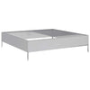 Plantador Vidaxl elevado 100x100x26 cm de acero galvanizado