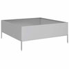 Plantador Vidaxl elevado 100x100x25 cm de acero galvanizado