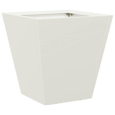 Scatola di pianificazione Vidaxl 30x30x30 cm in acciaio bianco