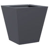 Jardinera vidaxx 30x30x30 cm acero antracita