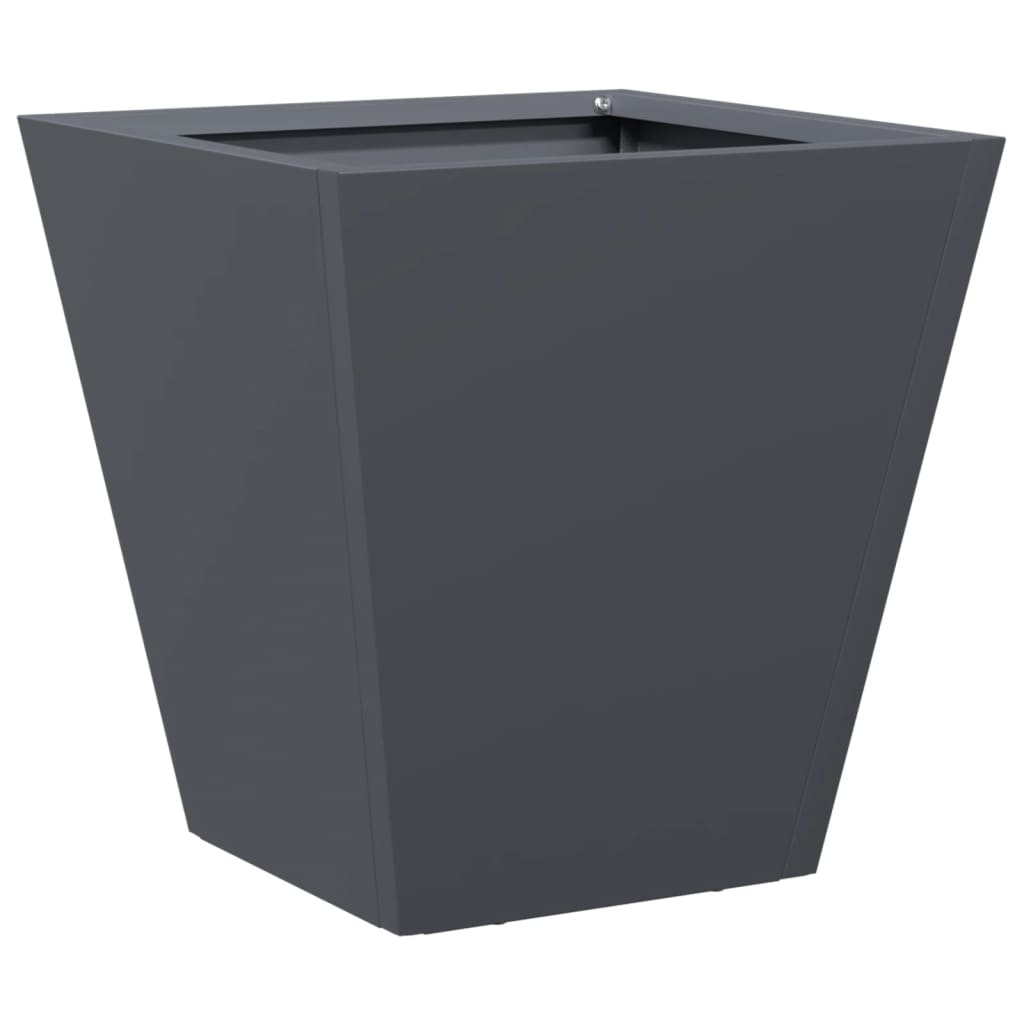 Fioriera Vidaxx 30x30x30 cm acciaio antracite