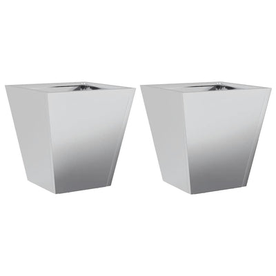 Vidaxl Fiorsters 2 St 30x30x30 cm Acciaio zincato