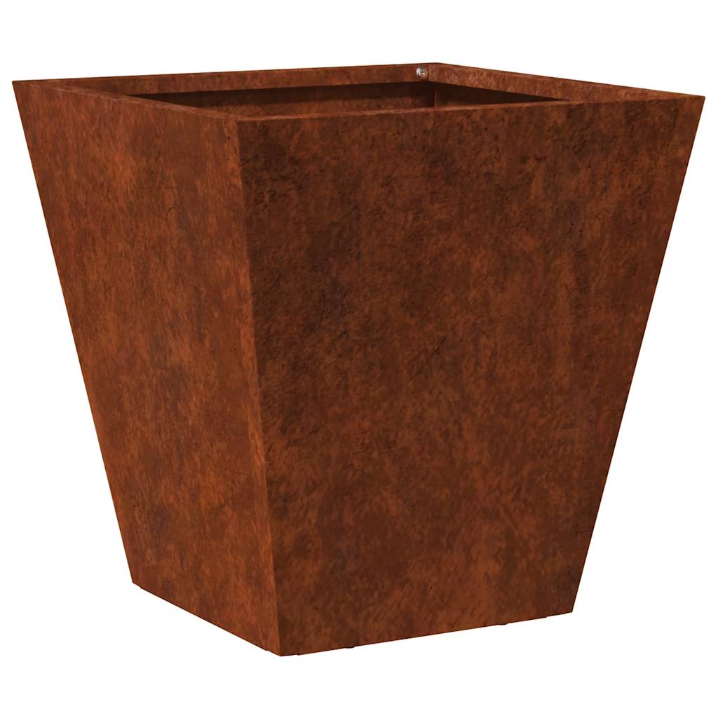 Vidaxl plantenbak 30x30x30 cm weervast staal