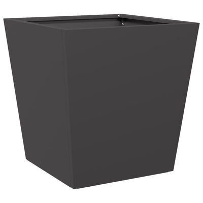 Casella di pianificazione Vidaxl 40x40x40 cm in acciaio nero