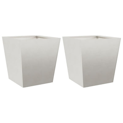 Vidaxl fioriere 2 ST 40x40x40 cm in acciaio inossidabile