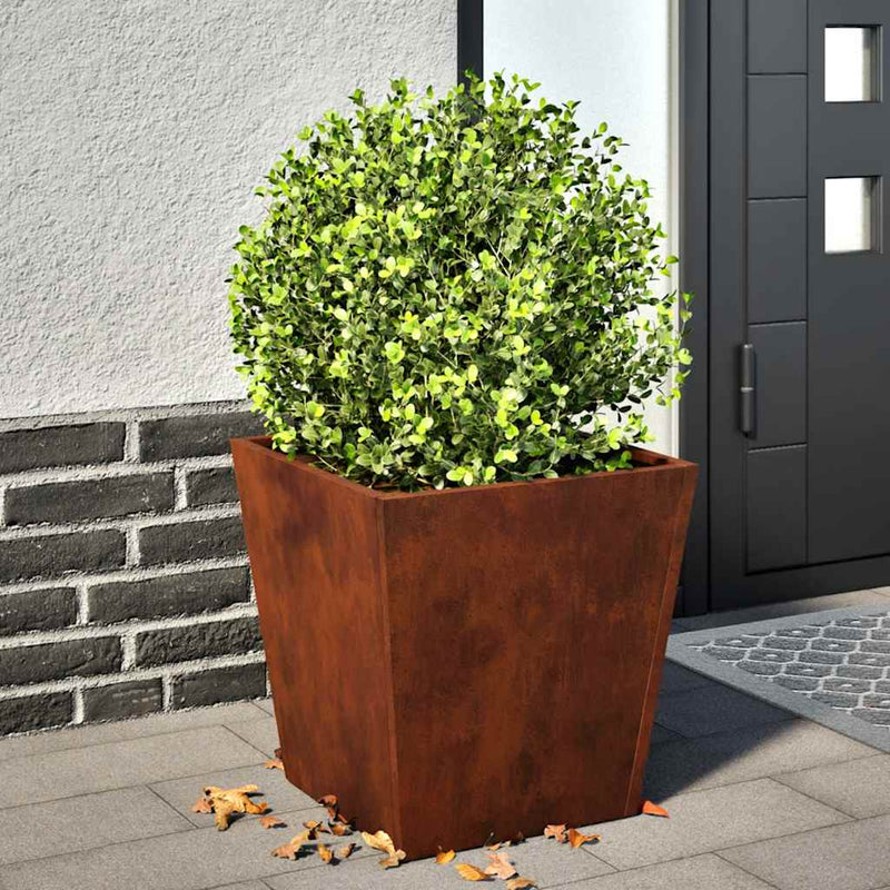 Vidaxl fioriere 2 ST 40x40x40 cm Acciaio meteo