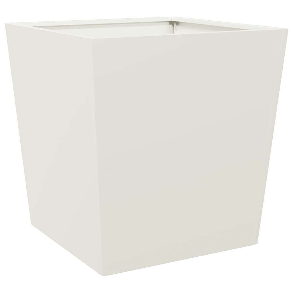 Vidaxl Planning Box 50x50x50 cm de acero blanco