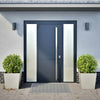 Plantadores Vidaxl 2 ST 50X50X50 CM Acero inoxidable