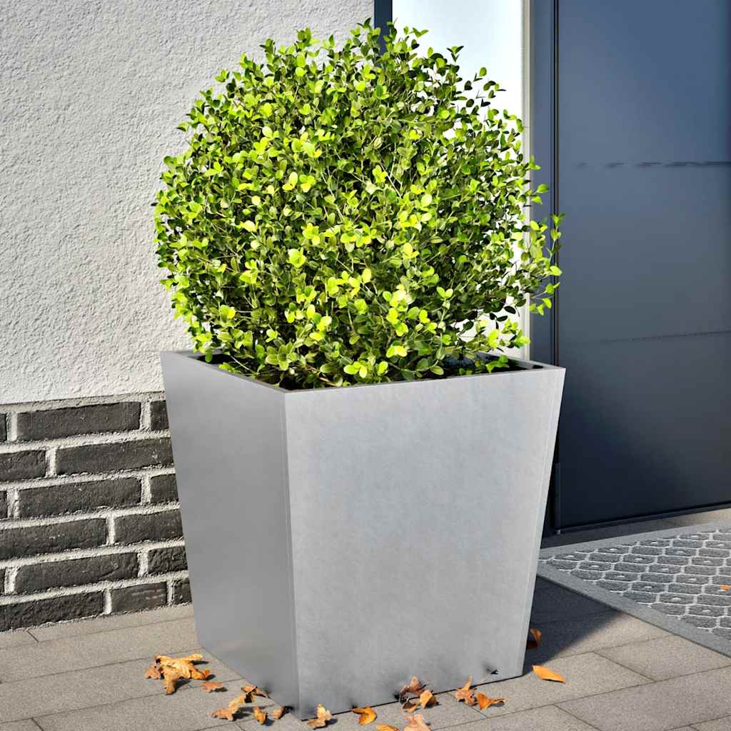 Vidaxl fioriere 2 St 50x50x50 cm Acciaio zincato