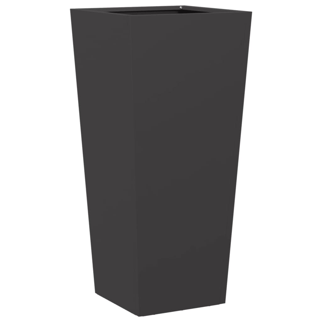 Vidaxl Planning Box 35x35x75 cm de acero negro
