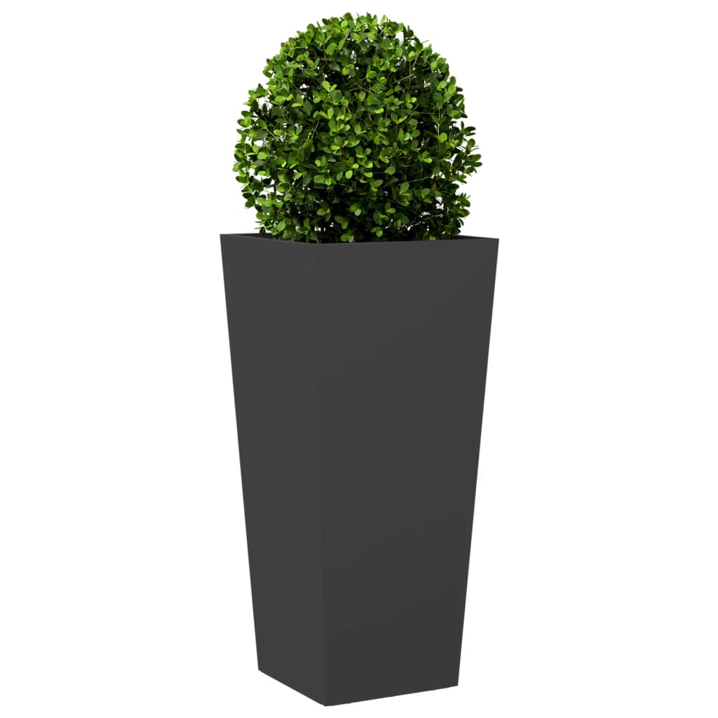 Vidaxl Planning Box 35x35x75 cm de acero negro