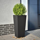 Vidaxl Planning Box 35x35x75 cm de acero negro