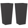 Vidaxl Fioter 2 ST 35x35x75 cm Black