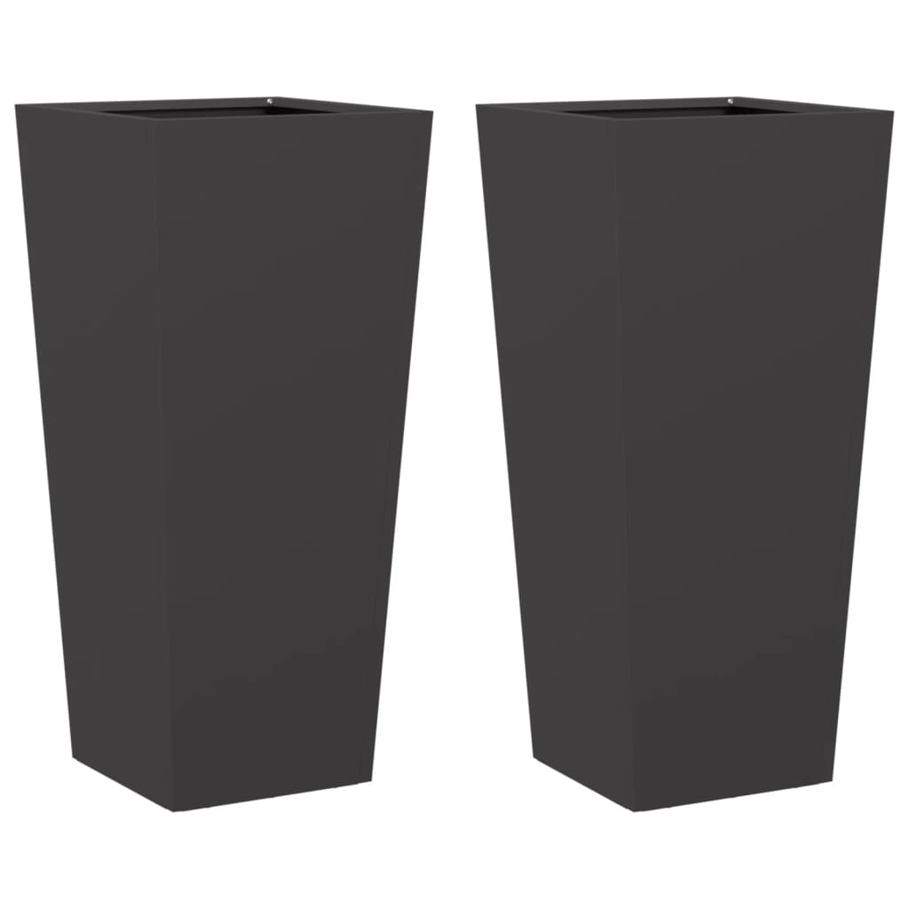 Vidaxl Fioter 2 ST 35x35x75 cm Black