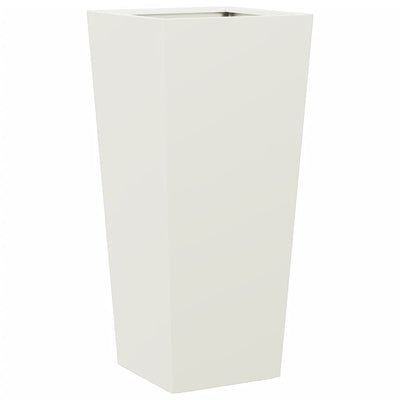 Scatola di pianificazione Vidaxl 35x35x75 cm in acciaio bianco