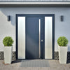 Plantadores Vidaxl 2 ST 35x35x75 cm de acero blanco