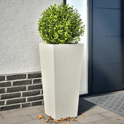 Vidaxl Fioter 2 ST 35x35x75 cm acciaio bianco
