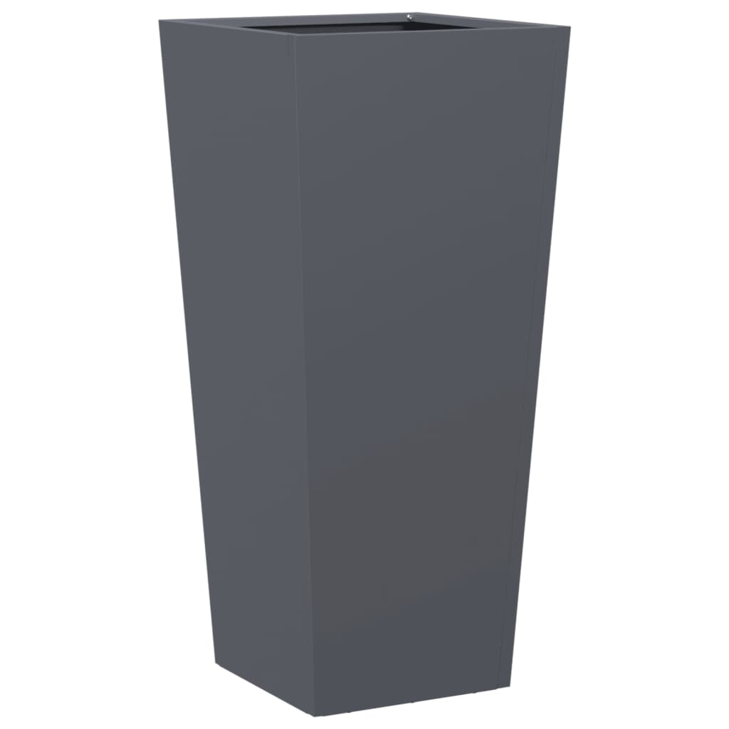 Casella di pianificazione Vidaxl 35x35x75 cm in acciaio antracite