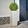 Vidaxl Planter 35x35x75 cm de acero inoxidable
