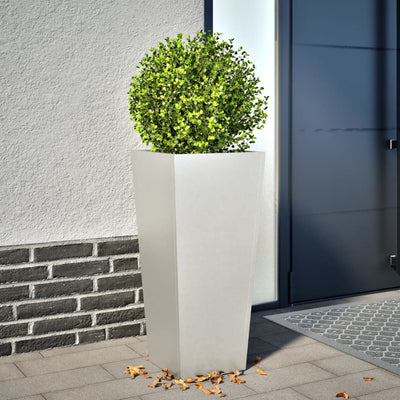 Vidaxl fioriera 35x35x75 cm in acciaio inossidabile