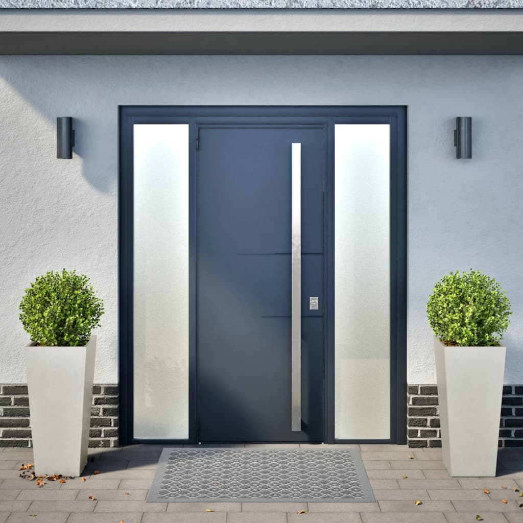 Plantadores Vidaxl 2 ST 35x35x75 cm de acero inoxidable
