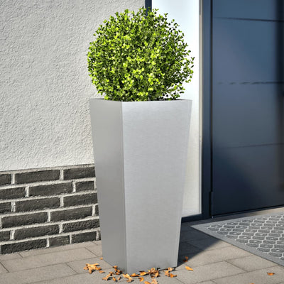 Vidaxl Fioters 2 ST 35x35x75 cm Acciaio zincato