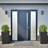 Vidaxl fioriere 2 ST 45x45x75 cm in acciaio nero