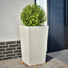 Vidaxl Planning Box 45x45x75 cm de acero blanco