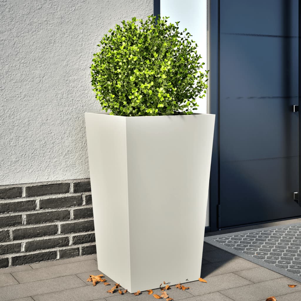 Vidaxl Planning Box 45x45x75 cm de acero blanco
