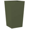 Vidaxl Planning Box 45x45x75 cm de acero verde oliva verde