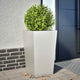 Vidaxl Planning Box 45x45x75 cm de acero inoxidable