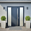 Plantadores Vidaxl 2 St 45x45x75 cm de acero inoxidable