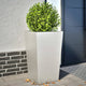 Plantadores Vidaxl 2 St 45x45x75 cm de acero inoxidable