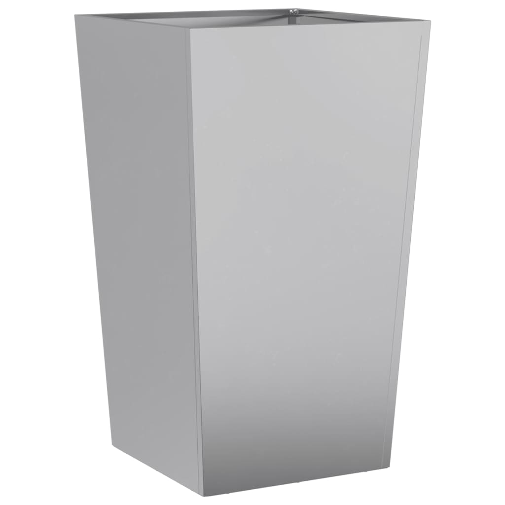 Casella di pianificazione Vidaxl 45x45x75 cm in acciaio zincato